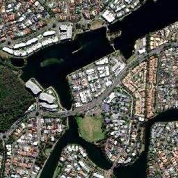 Varsity Lakes map(satellite map)