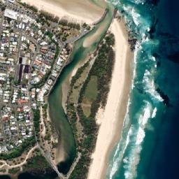 Kingscliff map(satellite map)