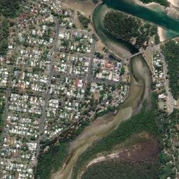 Brunswick Heads map(satellite map)