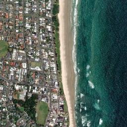 Lennox Head map(satellite map)