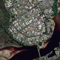 Evans Head map(satellite map)