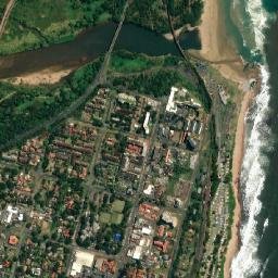 Scottburgh map(satellite map)