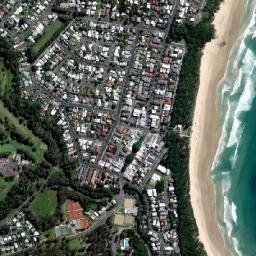 Sawtell map(satellite map)