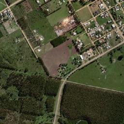 Los Charrúas map(satellite map)