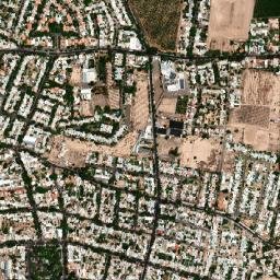 Santa Lucía map(satellite map)