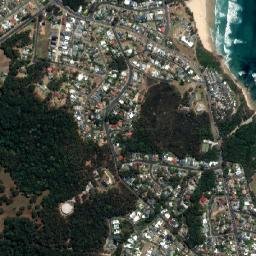 Bonny Hills map(satellite map)