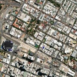 City of Perth map(satellite map)