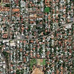East Fremantle map(satellite map)