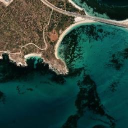 Garden Island map(satellite map)