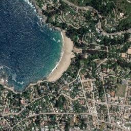 Zapallar map(satellite map)