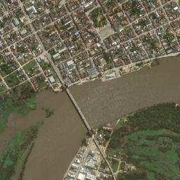 Jaguarão map(satellite map)
