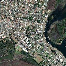 Tea Gardens map(satellite map)