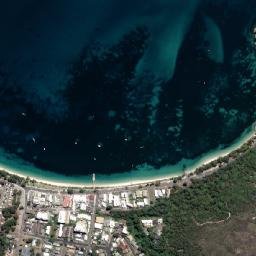 Shoal Bay map(satellite map)