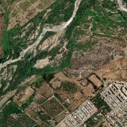 La Calera map(satellite map)