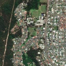 Caves Beach map(satellite map)