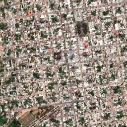 Treinta y Tres map(satellite map)