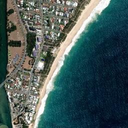 The Entrance North map(satellite map)