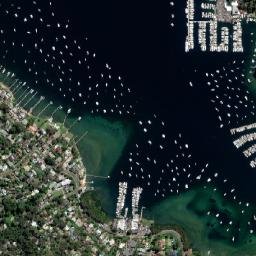 Bay View map(satellite map)