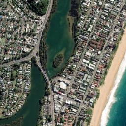 Narrabeen map(satellite map)
