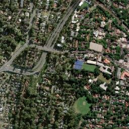 Wahroonga map(satellite map)