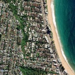Collaroy map(satellite map)