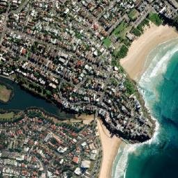 Queenscliff map(satellite map)