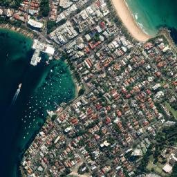 Manly map(satellite map)
