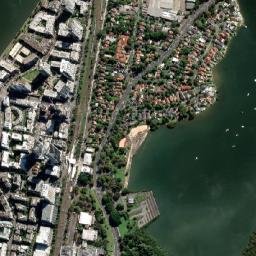 Rhodes map(satellite map)