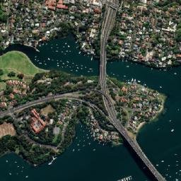 Hunters Hill map(satellite map)