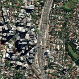 North Sydney map(satellite map)
