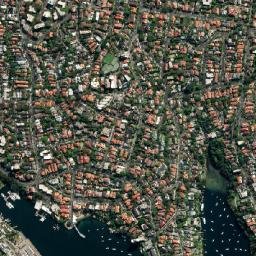 Neutral Bay map(satellite map)