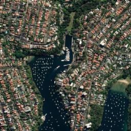 Cremorne Point map(satellite map)
