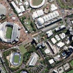 Sydney Olympic Park map(satellite map)