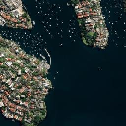 Kirribilli map(satellite map)