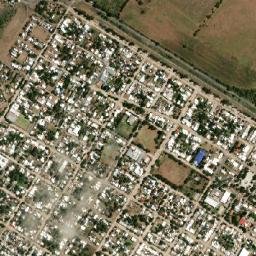 Justo Daract map(satellite map)