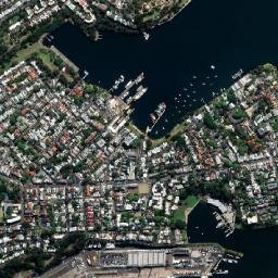 Balmain map(satellite map)