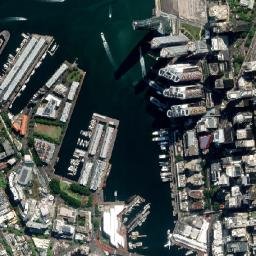 Pyrmont map(satellite map)