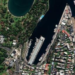Potts Point map(satellite map)