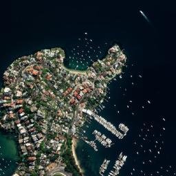 Point Piper map(satellite map)