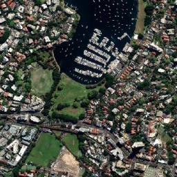 Elizabeth Bay map(satellite map)