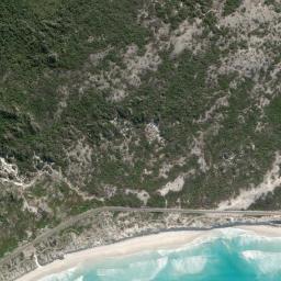 Satellite view of Fourth Mile Beach