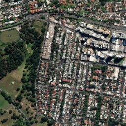 Bondi Junction map(satellite map)