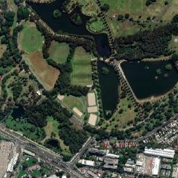 Centennial Park map(satellite map)