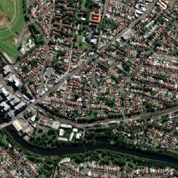 Canterbury map(satellite map)