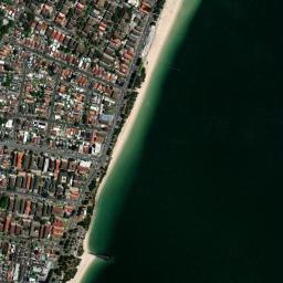 Satellite view of First Groyne