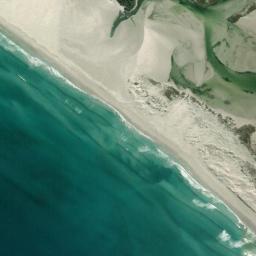 Satellite view of Grotto Beach