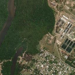 Aguas Corrientes map(satellite map)
