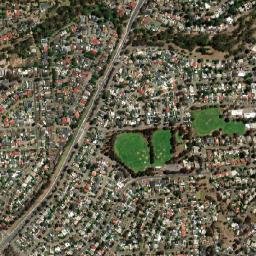 Surrey Downs map(satellite map)