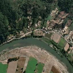 Licantén map(satellite map)