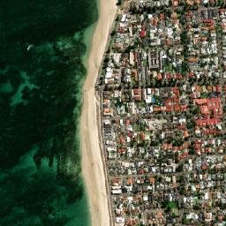 Glenelg South map(satellite map)